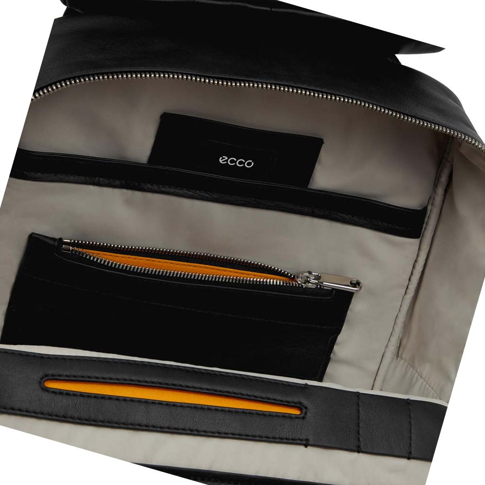 Men's Ecco Journey Pillow Backpacks Black | USA 678AHK